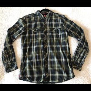 Quiksilver flannel jacket combo